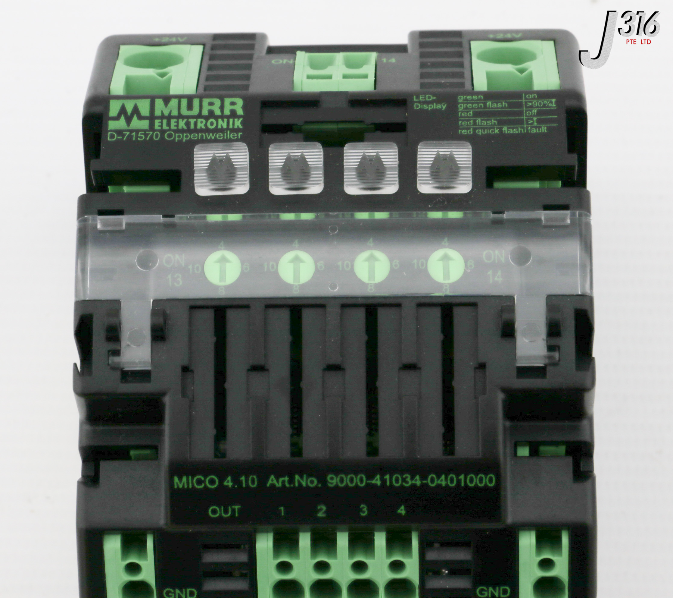 2️⃣ 通常 31092 MURR ELEKTRONIK MICO 4-CHANNEL CIRCUIT PROTECTION (NEW) 9000